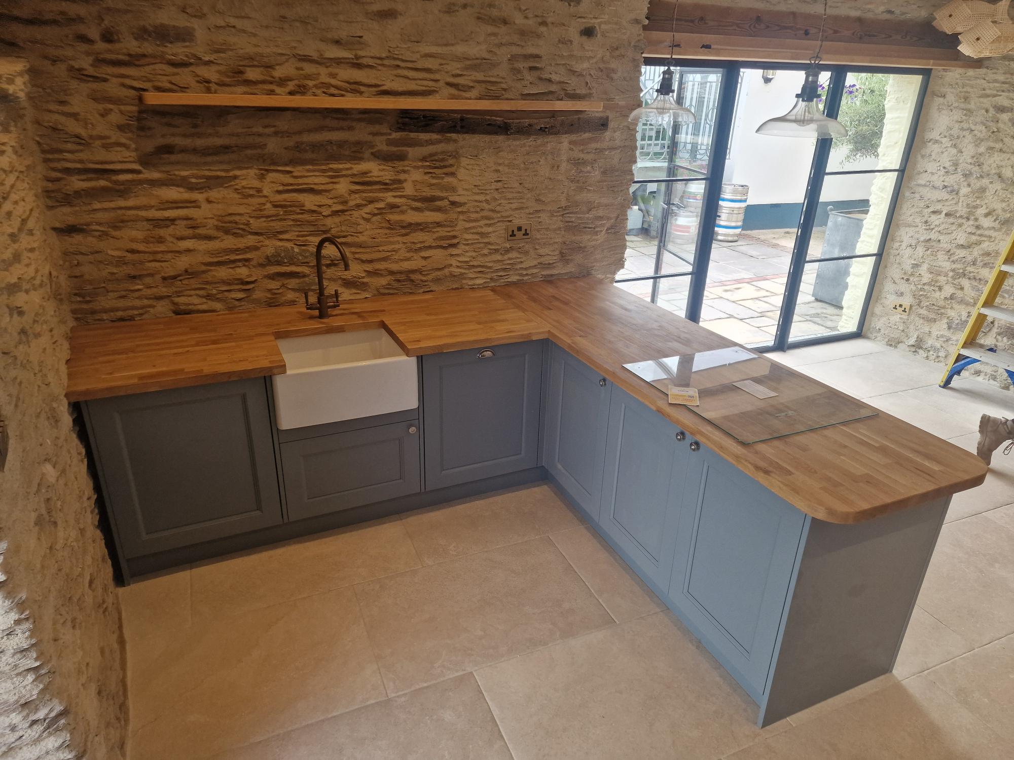 kitchen counter top bespoke carpentry torquay