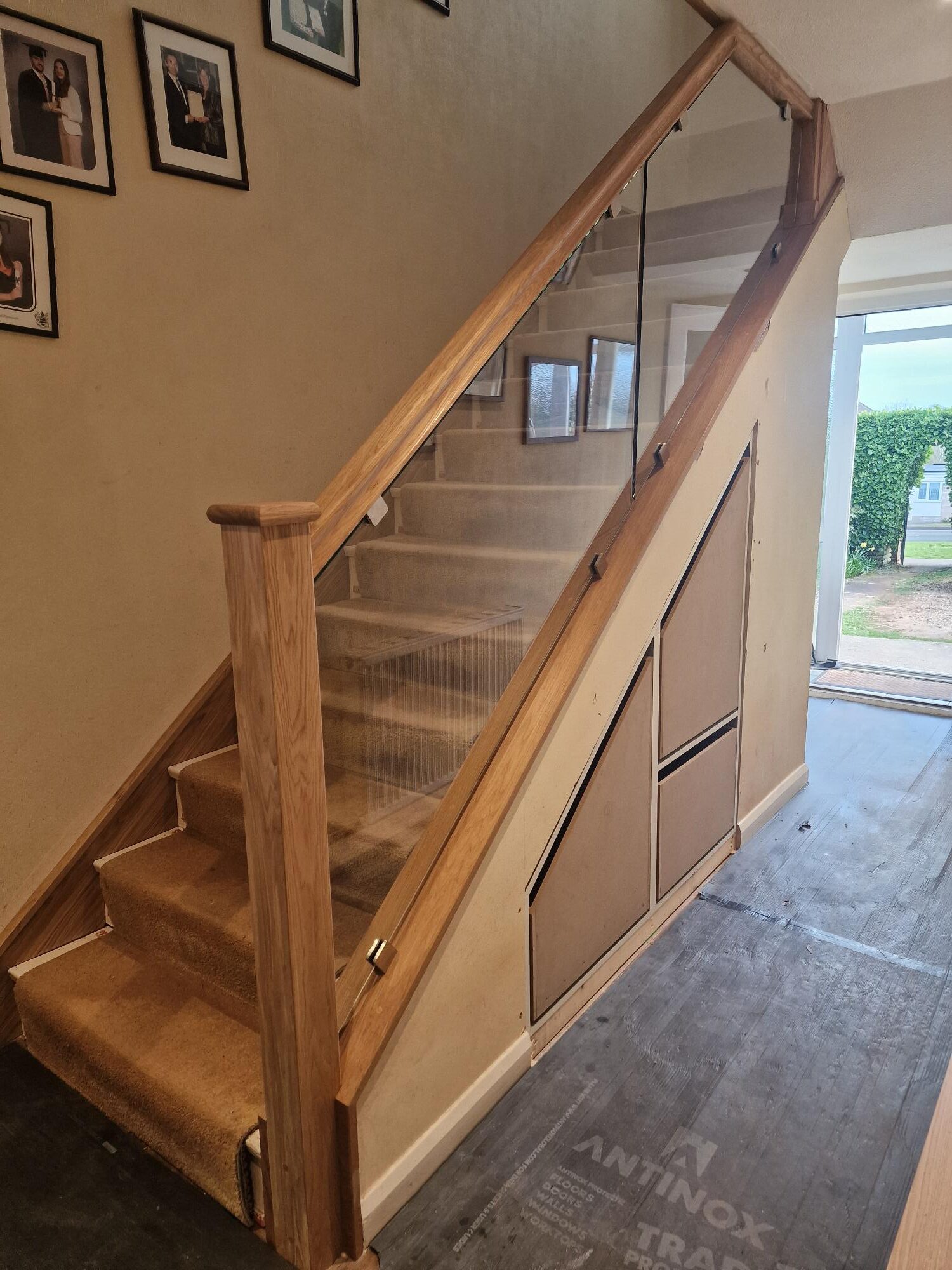 carpentry staircase project torbay