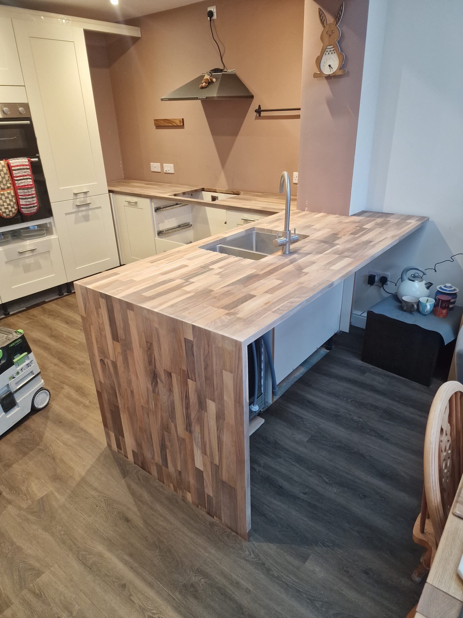 bespoke kitchen carpentry project torquay