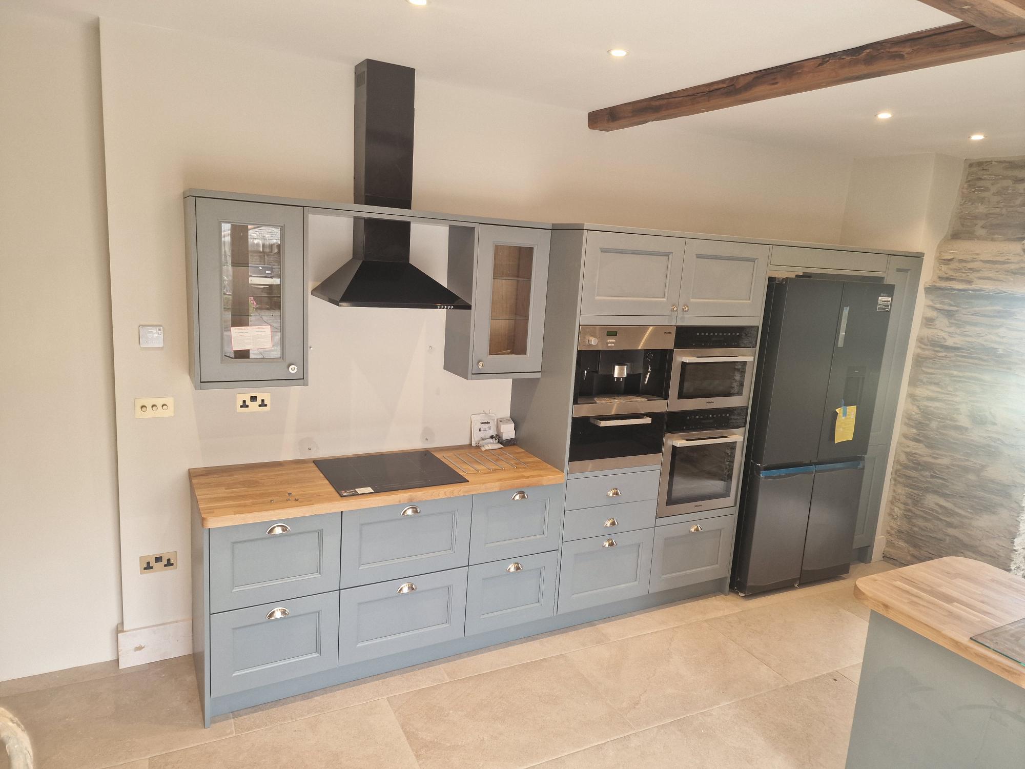 kitchen carpentry project south devon