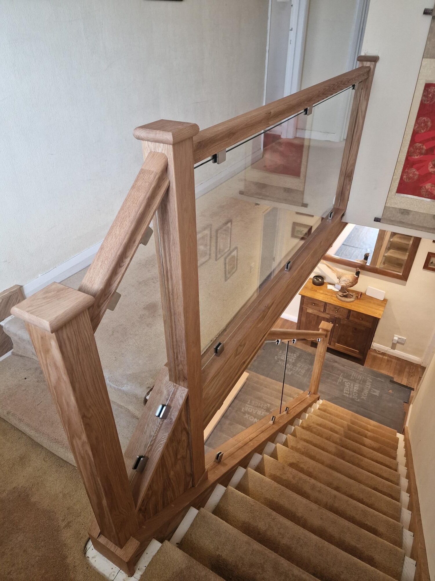 stairs and banister carpentry project torbay